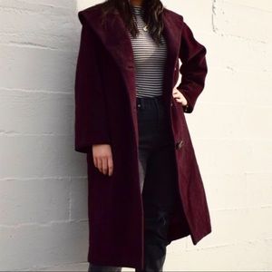 Vintage 100% Wool Full Length Coat
